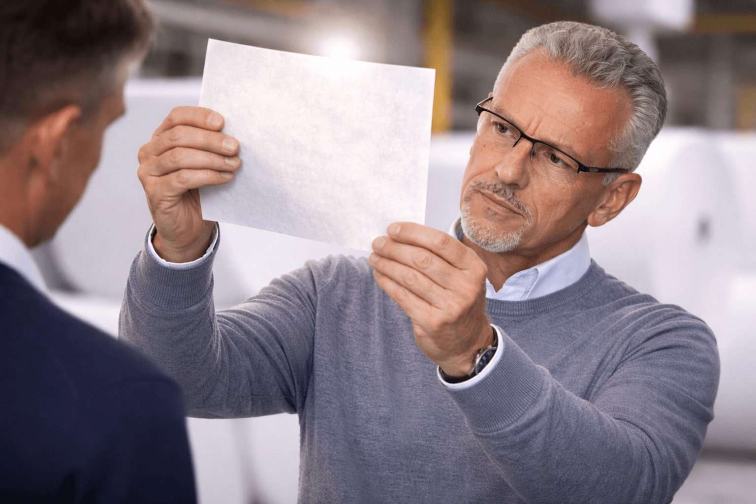 KOHPA® founders in their paper engineering laboratory